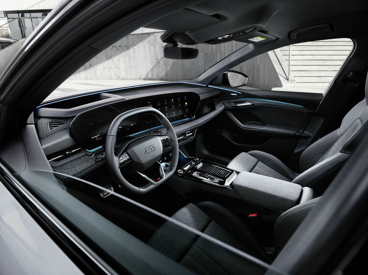 How the interior of the Audi Q6 e-tron applies the brand’s new design philosophy in series production
